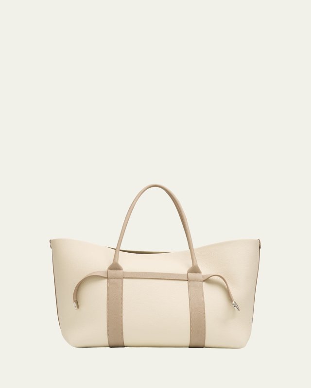 Ghiera Large Leather Shopper Tote Bag